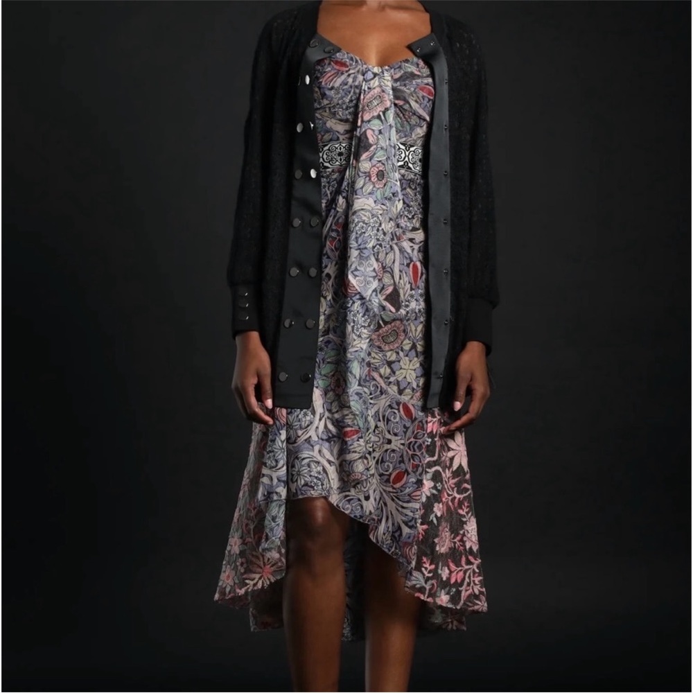 In Earnest - Byron Lars Elegant Black Lace Cardigan Jacket NWT! Medium (Large)